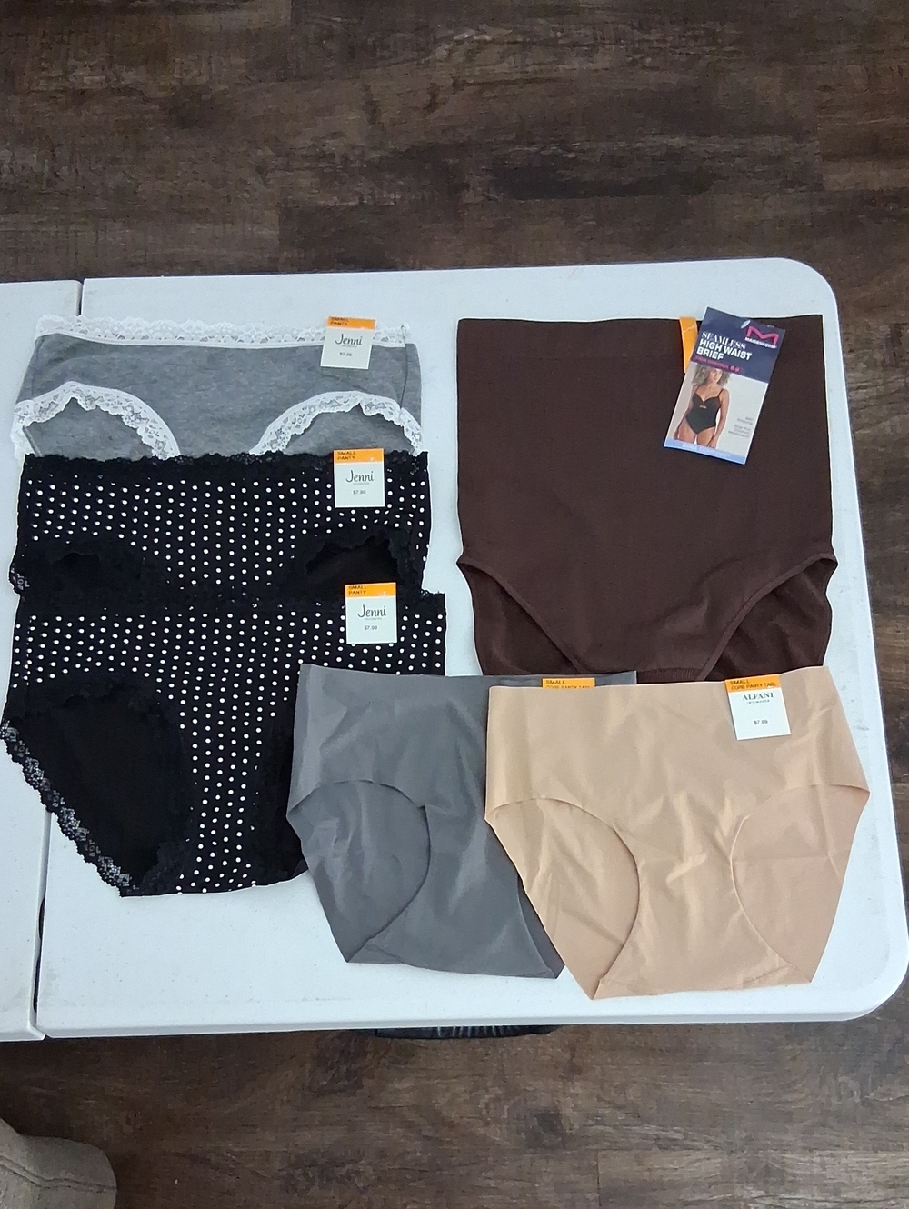 6 Pack Women's Assorted Full Coverage Panties Size S